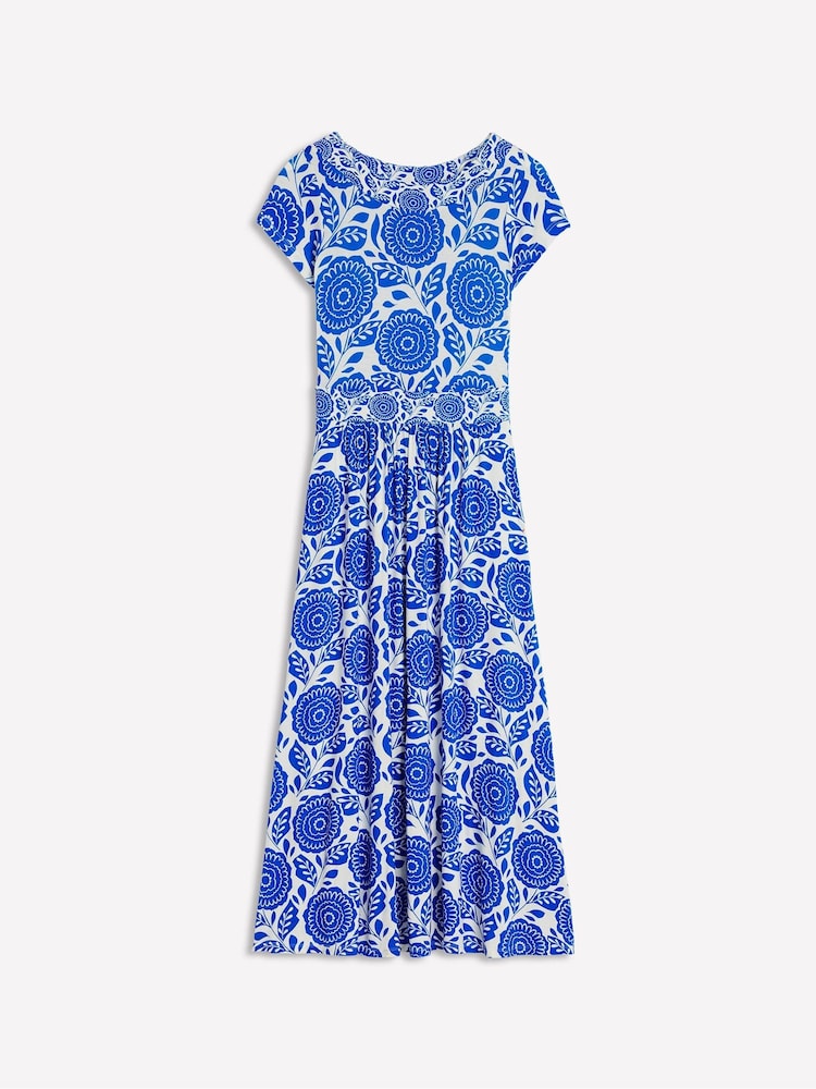 Boden Blue Melanie Jersey Midi Dress - Image 6 of 6