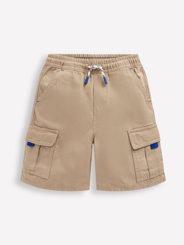 Boden Grey Everyday Cargo 100% Cotton Shorts - Image 1 of 3 Boden Grey Everyday Cargo 100% Cotton Shorts - Image 1 of 3