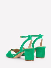 Boden Green Snaffle Block Heeled Sandals - Image 3 of 4