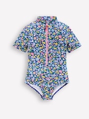 Boden Blue Short Sleeved Swimsuit - Image 1 of 3