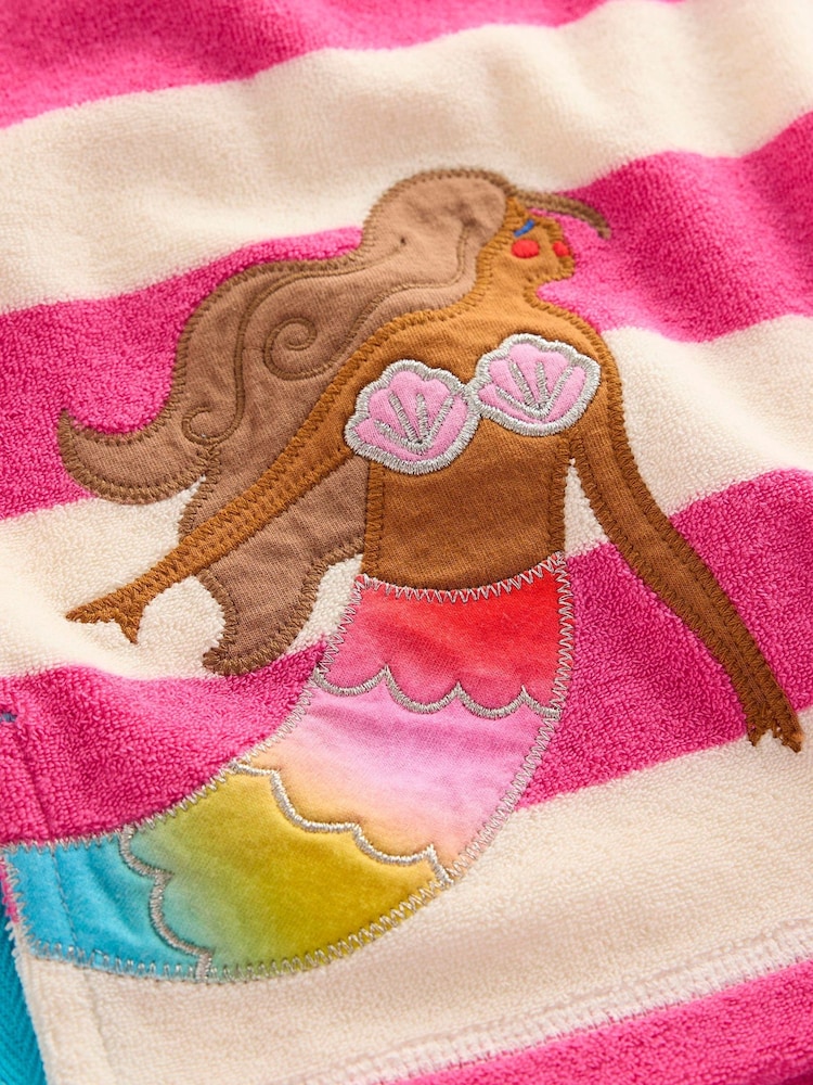 Boden Pink Mara Towelling Throw-On - Image 3 of 3