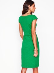Boden Green Florrie Broderie 100% Cotton Dress - Image 3 of 5