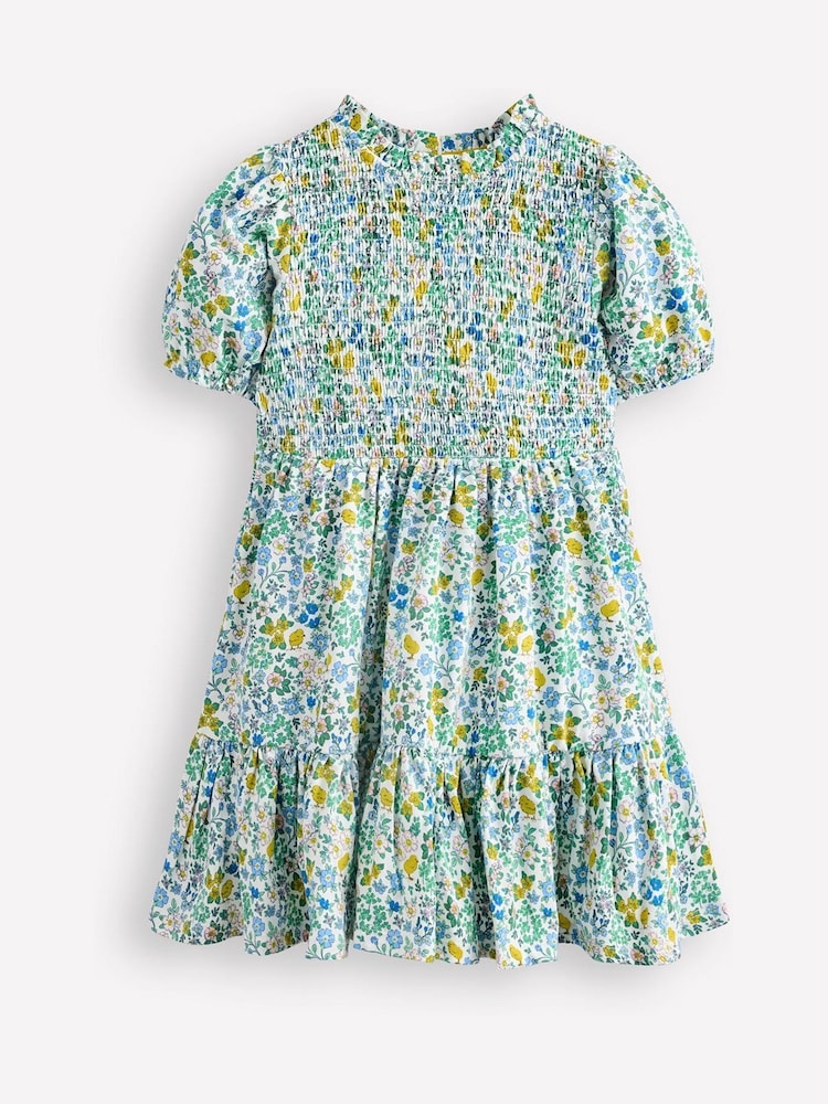 Robe Boden Aurora froncée à virgule % 100 - Image 3 of 5