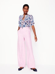 Boden Cream Bea 100% Linen Top - Image 4 of 5