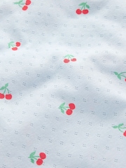 Boden Blue Snug Pointelle 100% Cotton Pyjamas - Image 3 of 3