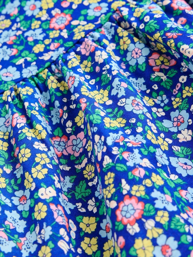 Boden Blue Ariel Twirly 100% Cotton Jersey Dress - Image 4 of 4