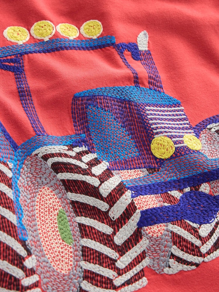 Boden Superstitch 100% Cotton T-Shirt - صورة 3 من 3 Boden Superstitch 100% Cotton T-Shirt - صورة 3 من 3