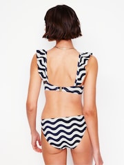 Boden Blue Evia Ruffle Bikini Top - Image 4 of 8