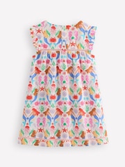 Boden Blue Mermaid Celia Woven Holiday Dress - Image 2 of 3