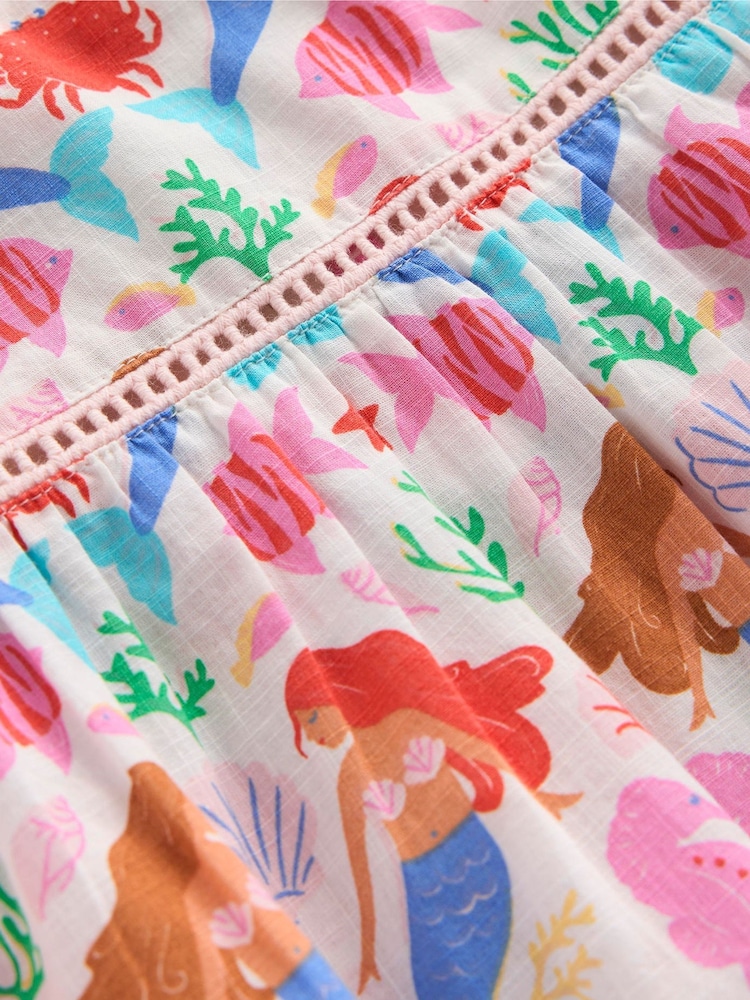 Boden Blue Mermaid Celia Woven Holiday Dress - Image 3 of 3