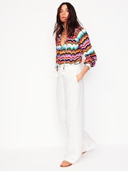 Boden White Westbourne 100% Cotton Trousers - Image 2 of 7