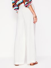 Boden White Westbourne 100% Cotton Trousers - Image 4 of 7