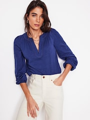 Blau - Boden Ava Langarmshirt aus 100% Baumwolle - Bild 1 von 5