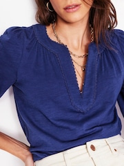 Blau - Boden Ava Langarmshirt aus 100% Baumwolle - Bild 4 von 5