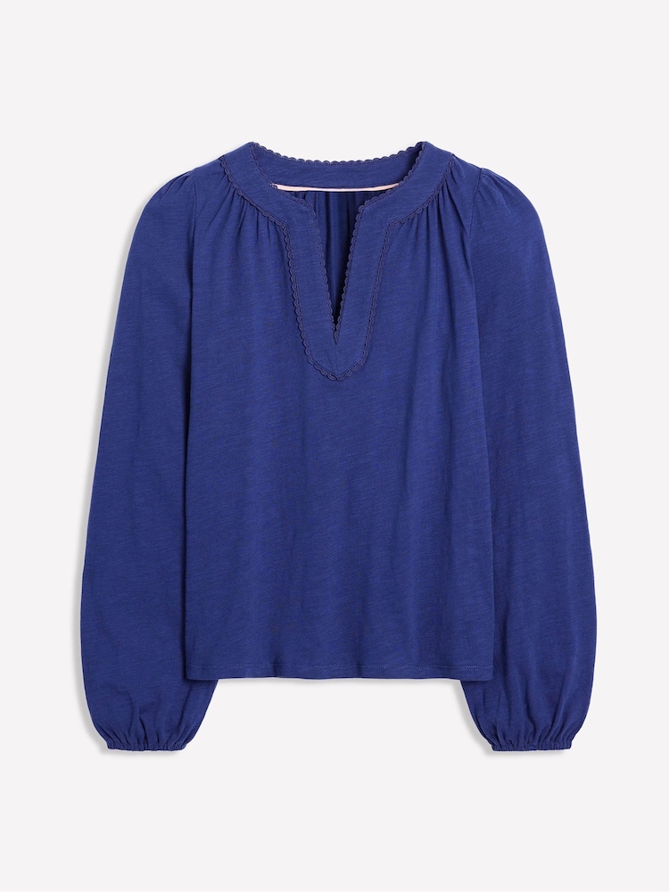 Blau - Boden Ava Langarmshirt aus 100% Baumwolle - Bild 5 von 5