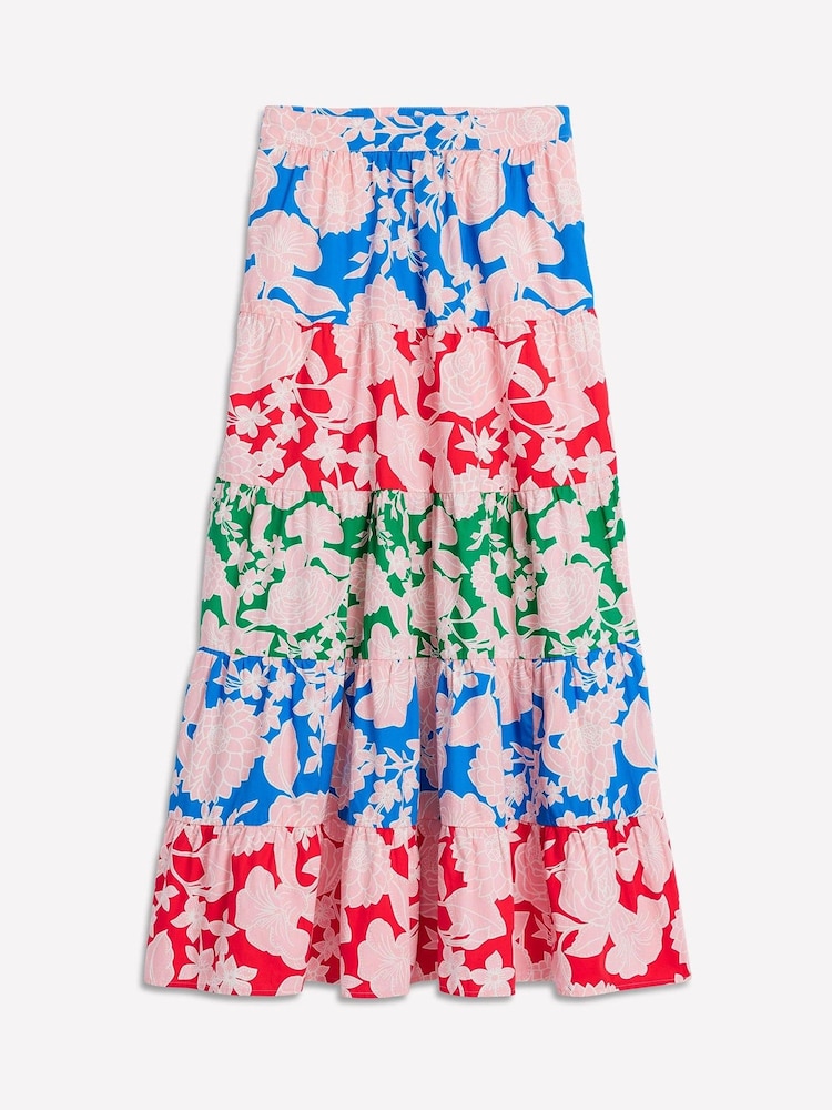 Boden Red Nadia Poplin 100% Cotton Maxi Skirt - Image 5 of 5 Boden Red Nadia Poplin 100% Cotton Maxi Skirt - Image 5 of 5