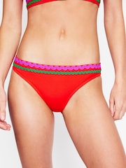 Boden Red Porto Bikini Bottoms - Image 2 of 5