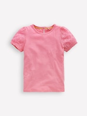 Boden Broderie Mix 100% Cotton T-Shirt - Imagen 1 de 3