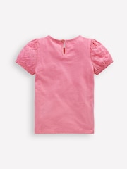 Boden Broderie Mix 100% Cotton T-Shirt - Imagen 2 de 3