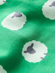 Boden Green Snug Twin Pack 100% Cotton Pyjamas - Image 3 of 3
