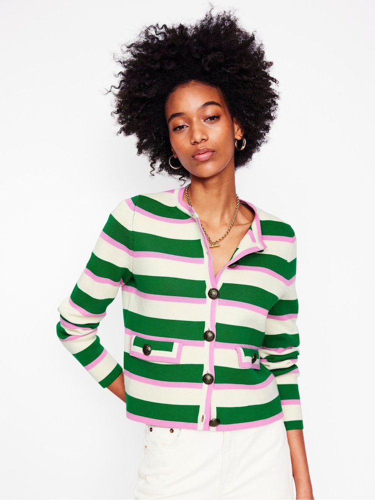 Boden Green Holly Knitted Jacket - Image 1 of 7