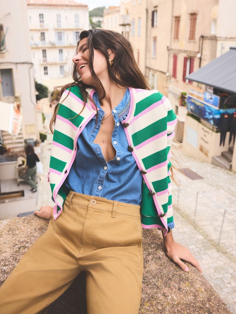 Boden Green Holly Knitted Jacket - Image 2 of 7