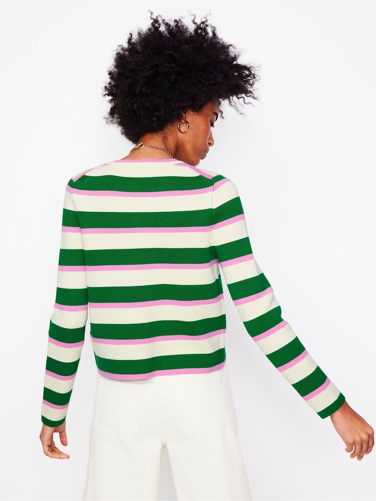 Boden Green Holly Knitted Jacket - Image 4 of 7
