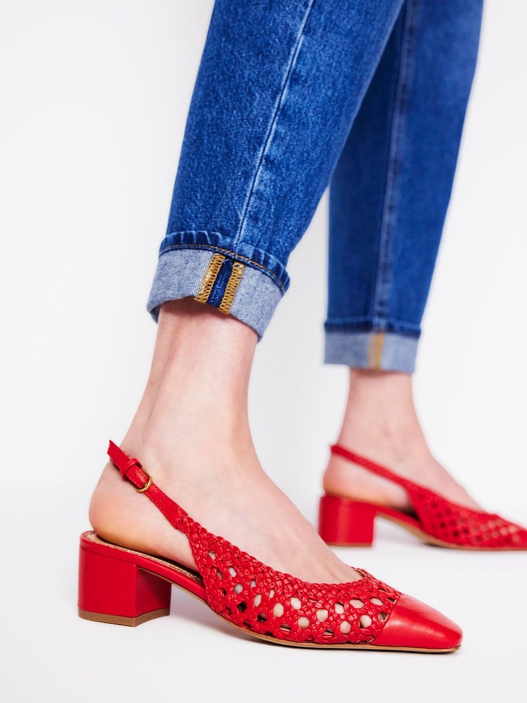 Boden Block čevlji z visoko peto Slingback čevlji - Slika 1 iz 5