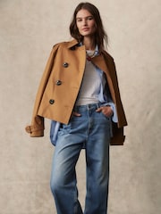 Boden Mayfair укороченный тренч 100% хлопок куртка - Image 1 of 7