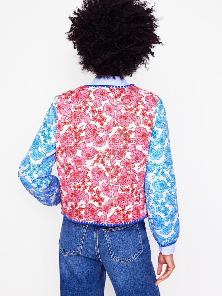 Boden Blue Chelsea Quilted Jacket - Image 4 of 7