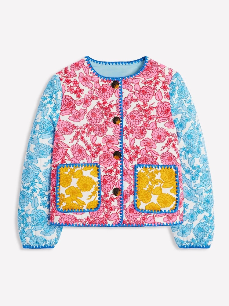 Boden Blue Chelsea Quilted Jacket - Image 7 of 7
