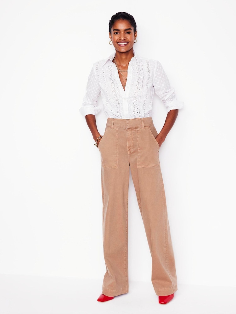 Boden Wide Leg Cargo Trousers - Imagen 1 de 7