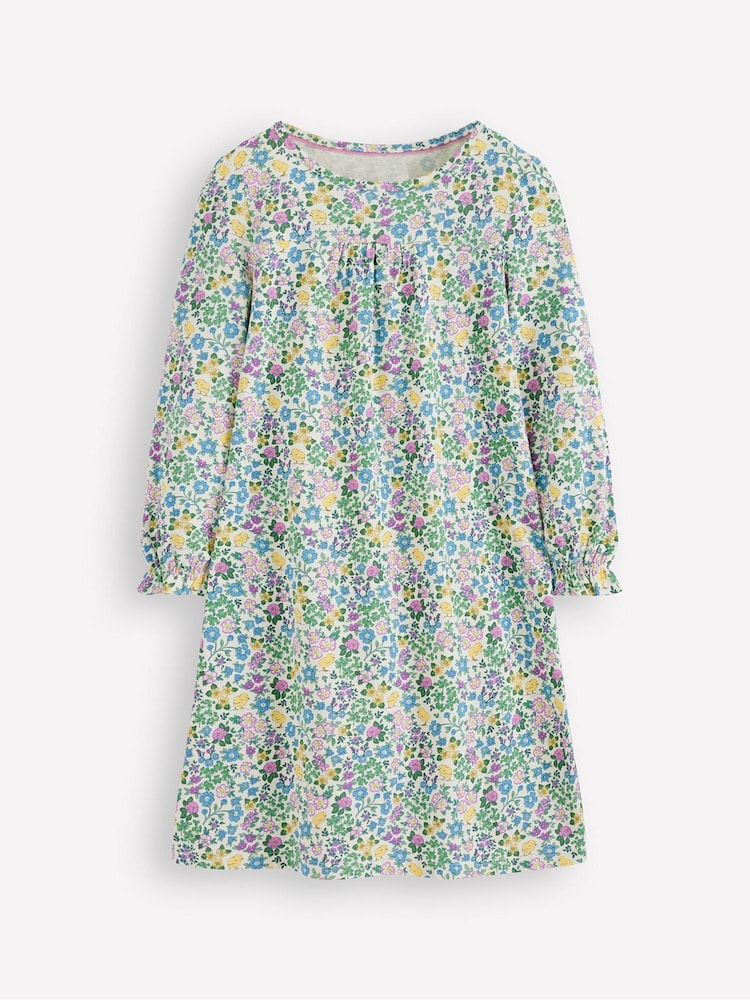 Boden Cream Printed Long Sleeved Nightie - Image 1 of 3