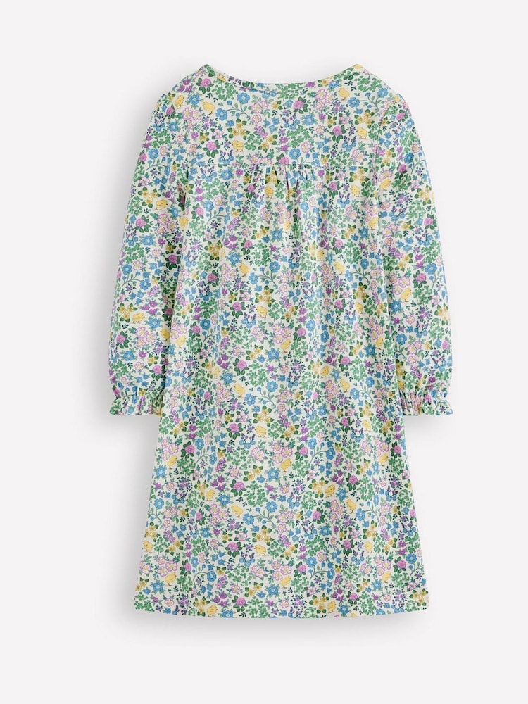 Boden Cream Printed Long Sleeved Nightie - Image 2 of 3