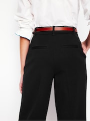 Boden Black Cropped Ponte Trousers - Image 3 of 6