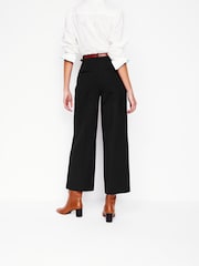 Boden Black Cropped Ponte Trousers - Image 4 of 6