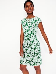 Boden Green Florrie Jersey 100% Cotton Dress - Image 1 of 5