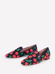 Boden Blue Slipper Cut Loafers - Image 2 of 4
