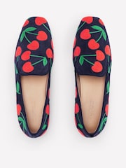 Boden Blue Slipper Cut Loafers - Image 4 of 4
