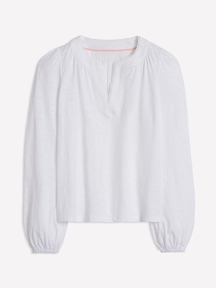 Weiß - Boden Ava Langarmshirt aus 100% Baumwolle - Bild 5 von 5