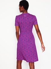 Boden Pink Naomi Short Sleeve Dress - Image 2 of 5