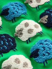 Boden Green Bouclé 100% Cotton T-Shirt - Image 4 of 4