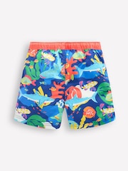 Boden Blue Reef Swim Shorts - Image 2 of 3