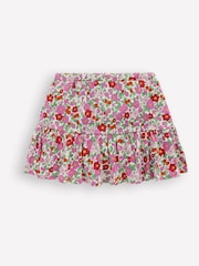 Boden Pink Tiered Jersey 100% Cotton Skort - Image 2 of 4