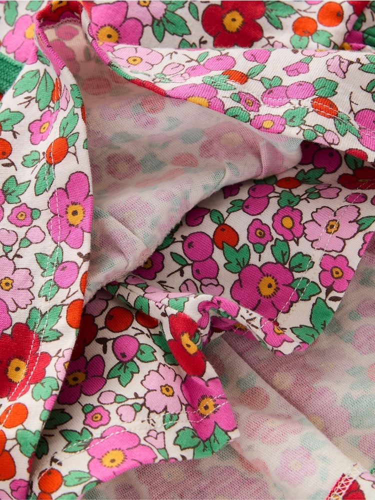 Boden Pink Tiered Jersey 100% Cotton Skort - Image 4 of 4