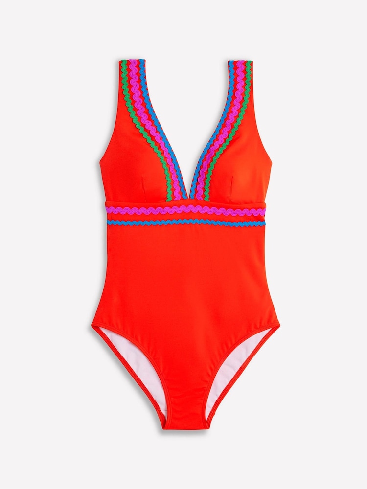 Boden Porto badpak met V-hals - Image 5 of 6