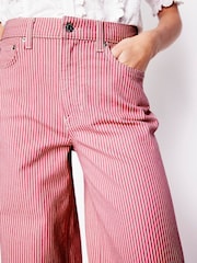 Boden Pink High Rise Wide Leg Jeans - Image 4 of 6