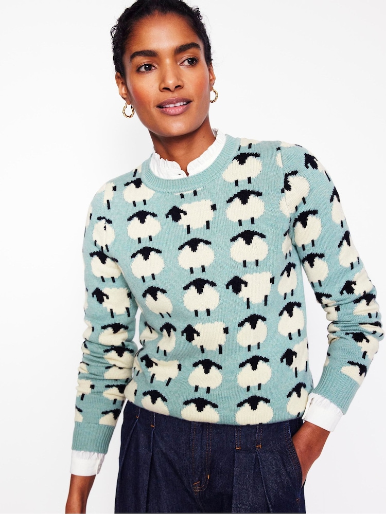 Jersey con diseño de jacquard Heather de Boden - Imagen 1 de 6 Jersey con diseño de jacquard Heather de Boden - Imagen 1 de 6