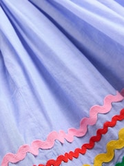 Boden Blue Harlow Back Detail Dress - Image 4 of 4