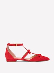 Boden Red Point Bow Mary Jane Shoes - Image 2 of 5